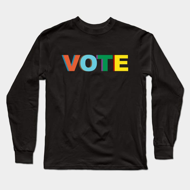 Vote masks 2020 Long Sleeve T-Shirt by Daytone